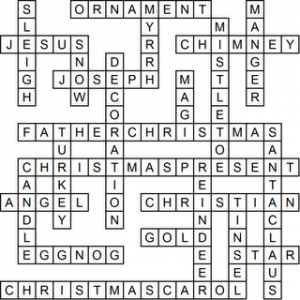 crossword puzzle