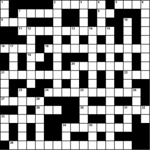 crossword puzzle