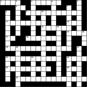 crossword puzzle