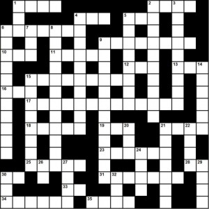 crossword puzzle