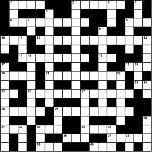 crossword puzzle