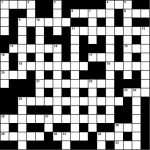 crossword puzzle