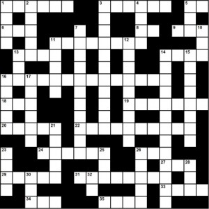 crossword puzzle