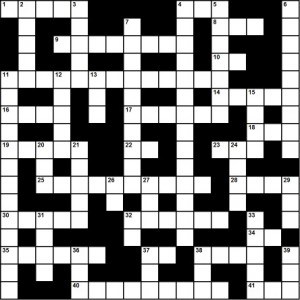 crossword puzzle