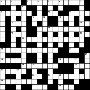 crossword puzzle