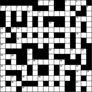 Crossword - Basic Vocabulary