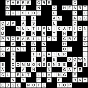 Basic Crossword - solution