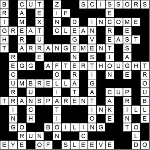 Basic Crossword - solution