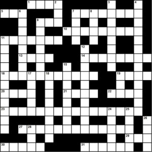 TOEFL Crossword