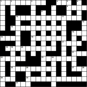 TOEFL Crossword