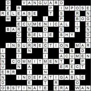 TOEFL Crossword - solution