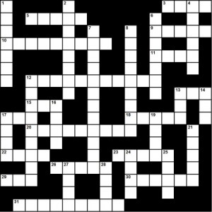 crossword puzzle - irregular verbs