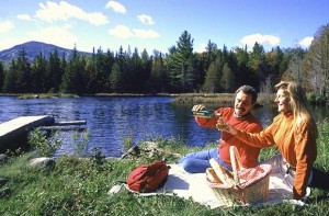 (a picnic) ==> They’re having a picnic.