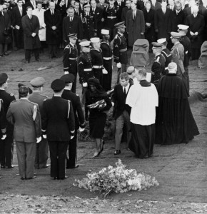 John F. Kennedy.  Funeral and temporary grave, November 25, 1963