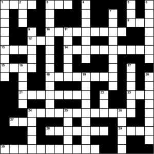 Crossword puzzle - irregular verbs